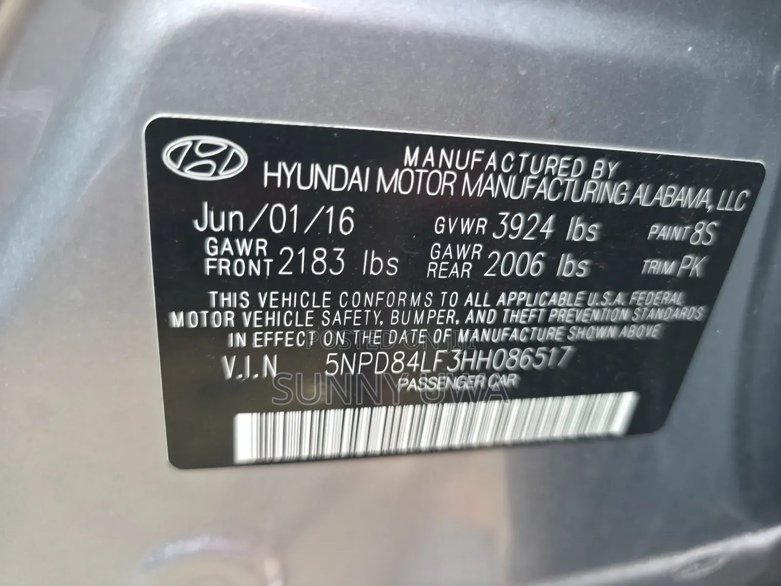 Hyundai Elantra 2016 Silver
