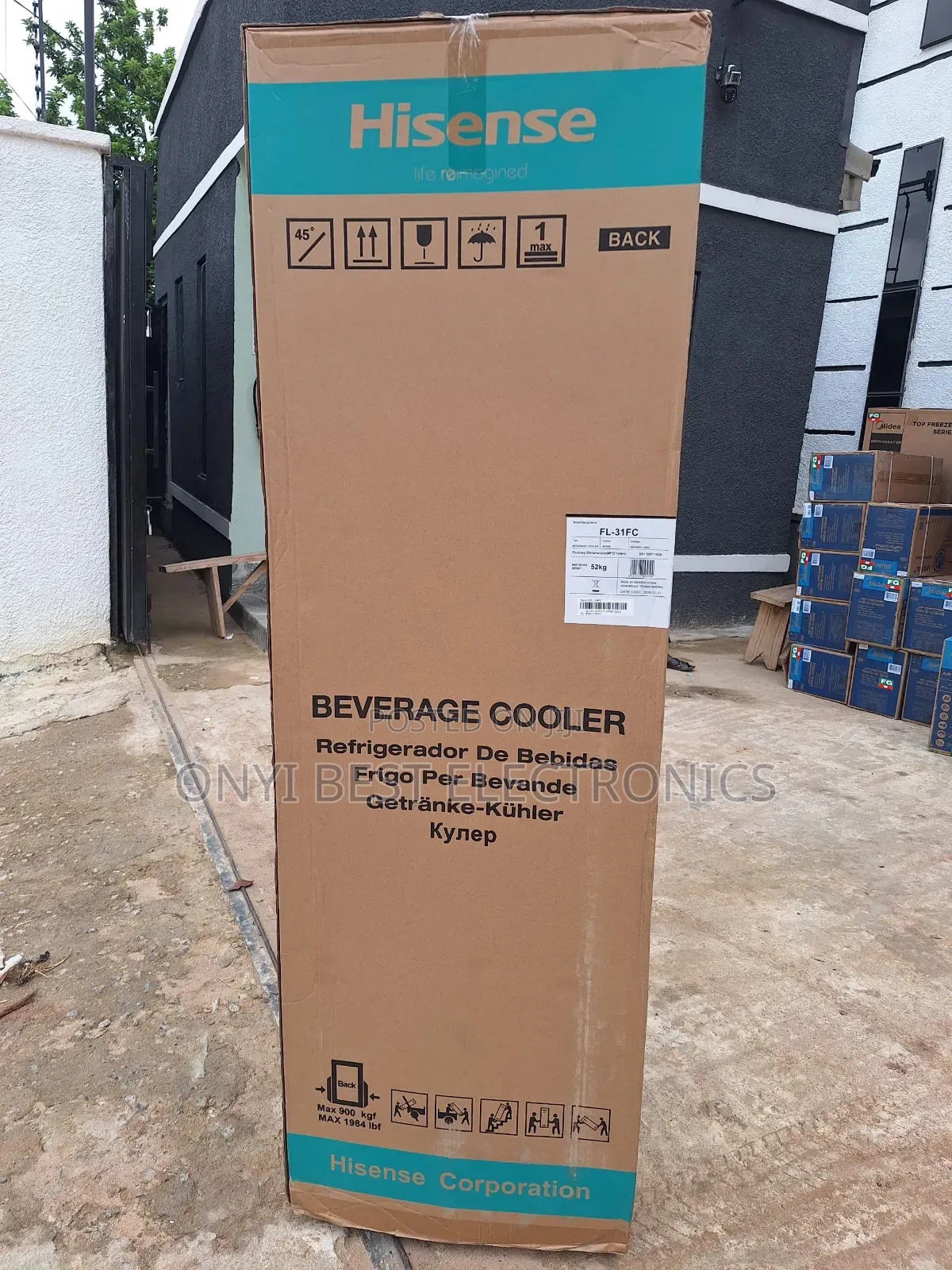 Hisense Beverage Display (Chiller /Showcase) Gas-Fl31fc