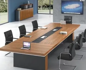 Conference Table With 12 Sitters Office Chairs