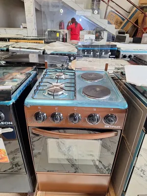 Skyrun 2 Gas Burner and 2 Electric Gas Cooker | 2+2