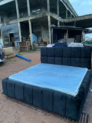 6 by 6 Bedframe With Lightweight Orthorpadic Mattress
