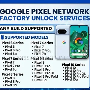 Google Pixel Network Factory UNLOCK Service