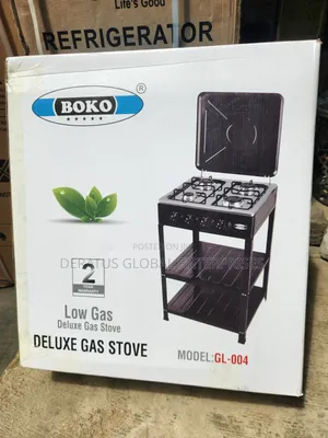 BOKO 4 Burner Low Gas Deluxe Cooker With Stand