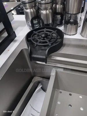 Grey Luxury Kitchen Sink With 2 Button