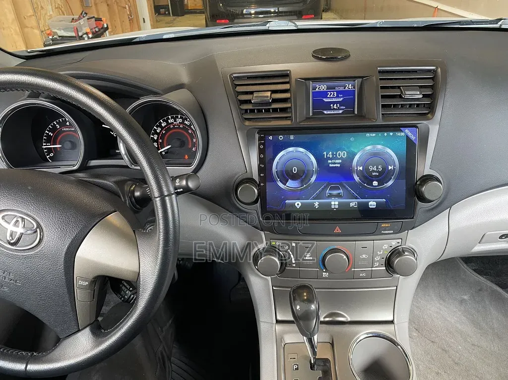 Android Screen With Wireless Apple Carplay for Highlander 2008_2012