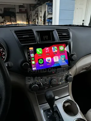 Android Screen With Wireless Apple Carplay for Highlander 2008_2012