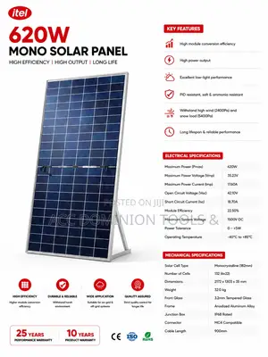 Itel 620watts Solar Panel