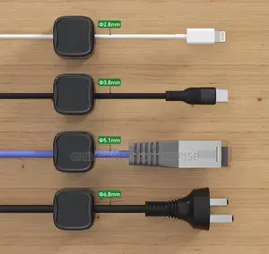 Office and Home Adhesive Cable Organiser 3pcs