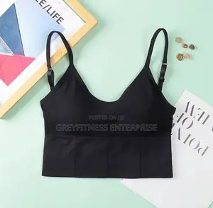 Low Back Bra Top Open U-Back Bra Top