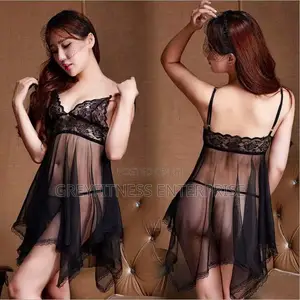 Ladies Gown Lace Net Lingerie