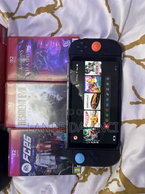 Open Box Nintendo Switch 2 + 3 Game Cards Bag