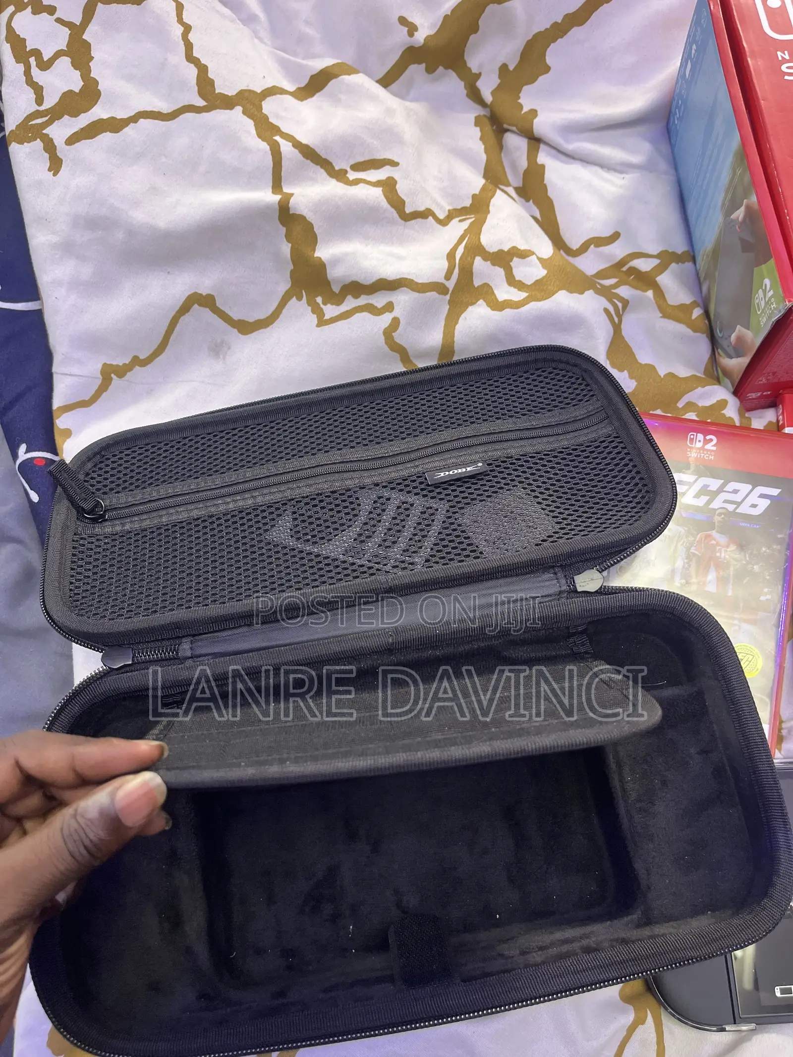 Open Box Nintendo Switch 2 + 3 Game Cards Bag
