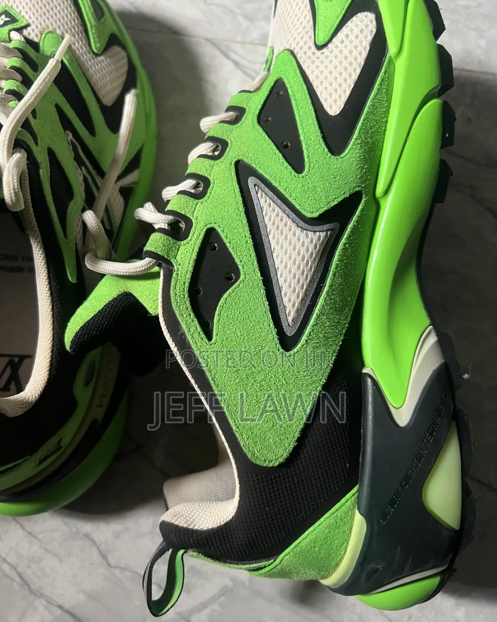 Louis Vuitton Tactic Line Sneakers AUTHENTICITY CODE- MS121