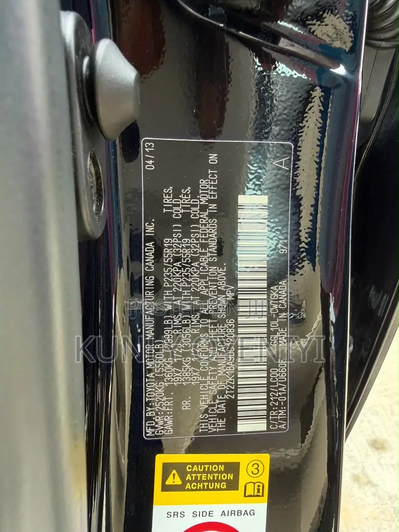 Lexus RX 350 AWD 2013 Black