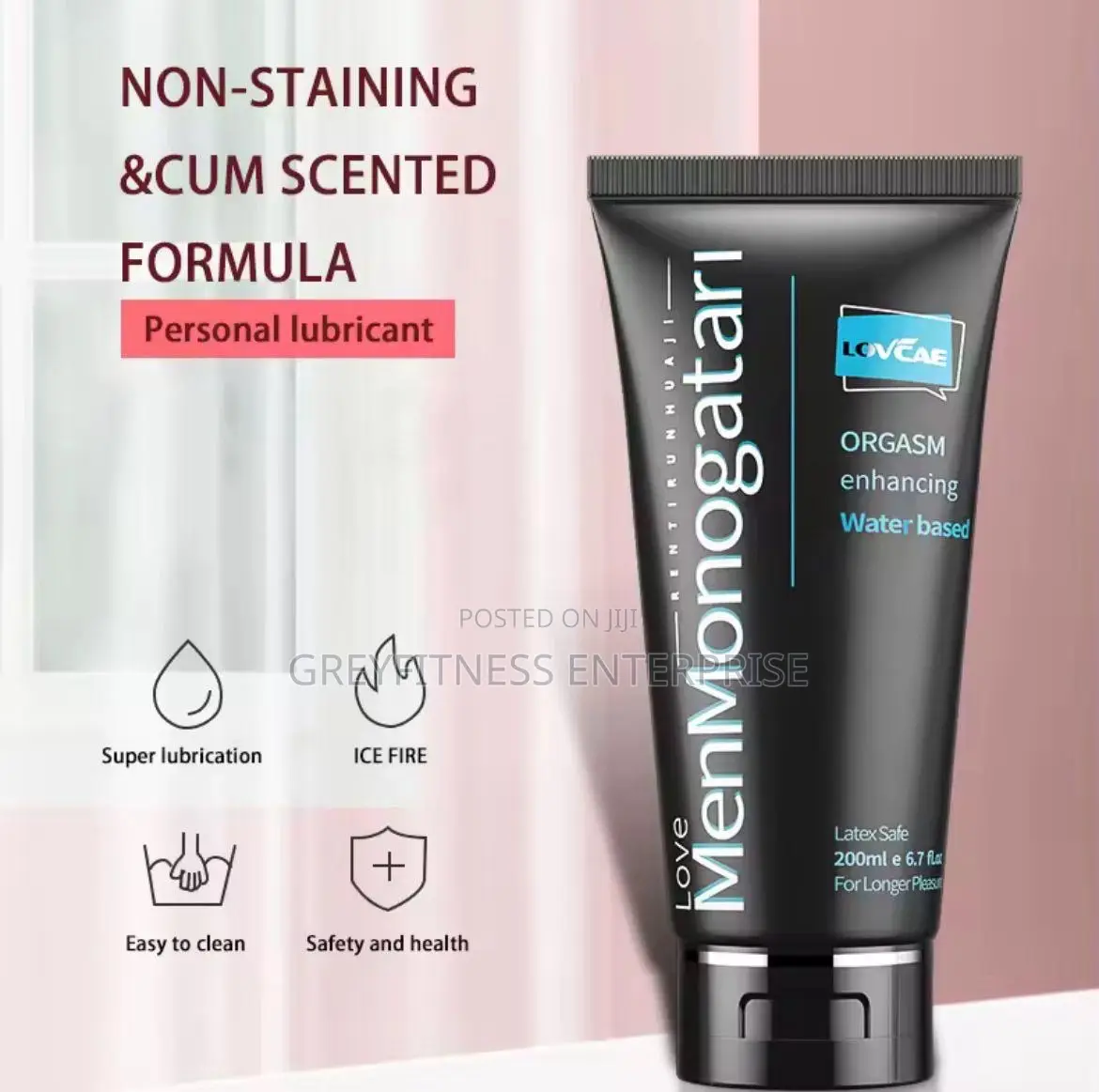 Men Monogatari Personal Lubricant With Extra Nozzle for Insertion