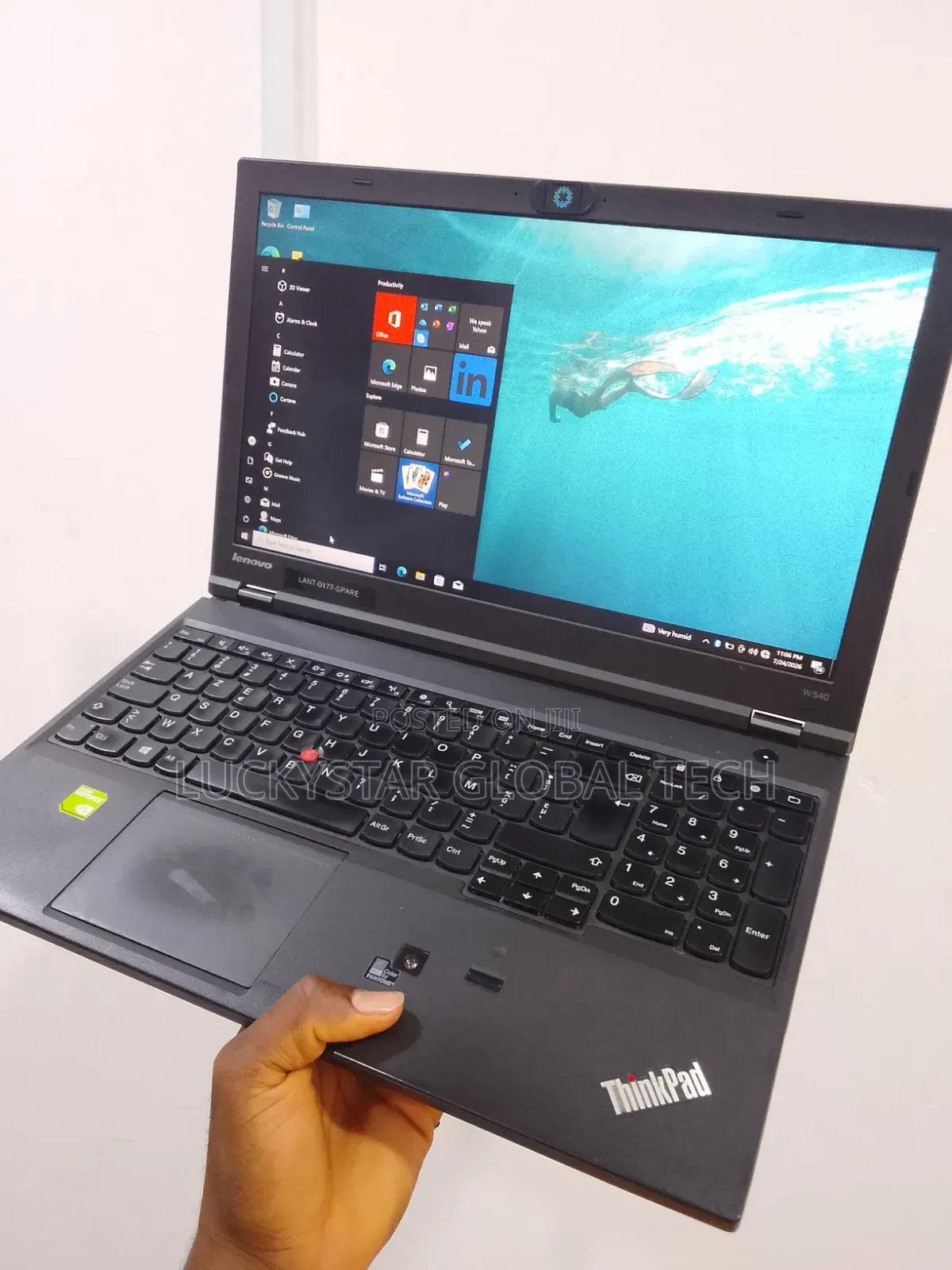 Laptop Lenovo ThinkPad W541 12GB Intel Core i7 SSD 256GB