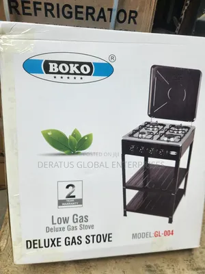 BOKO Standing Gas Cooker With 2 Storage Shelves