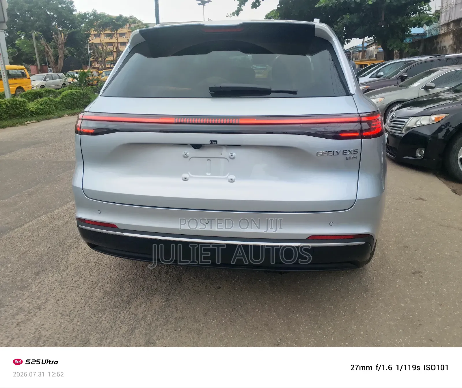 New Geely EX5 2025 Silver