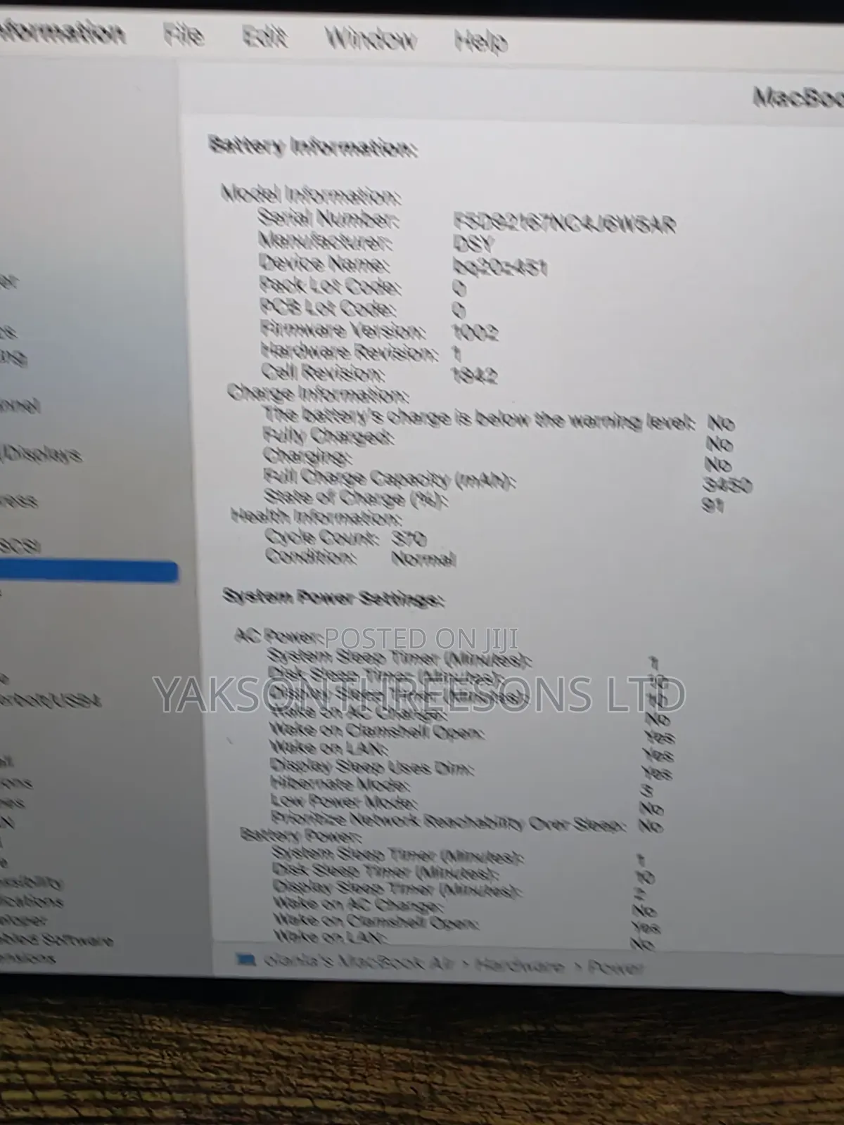 Laptop Apple MacBook Air 2018 8GB Intel Core i5 SSD 128GB