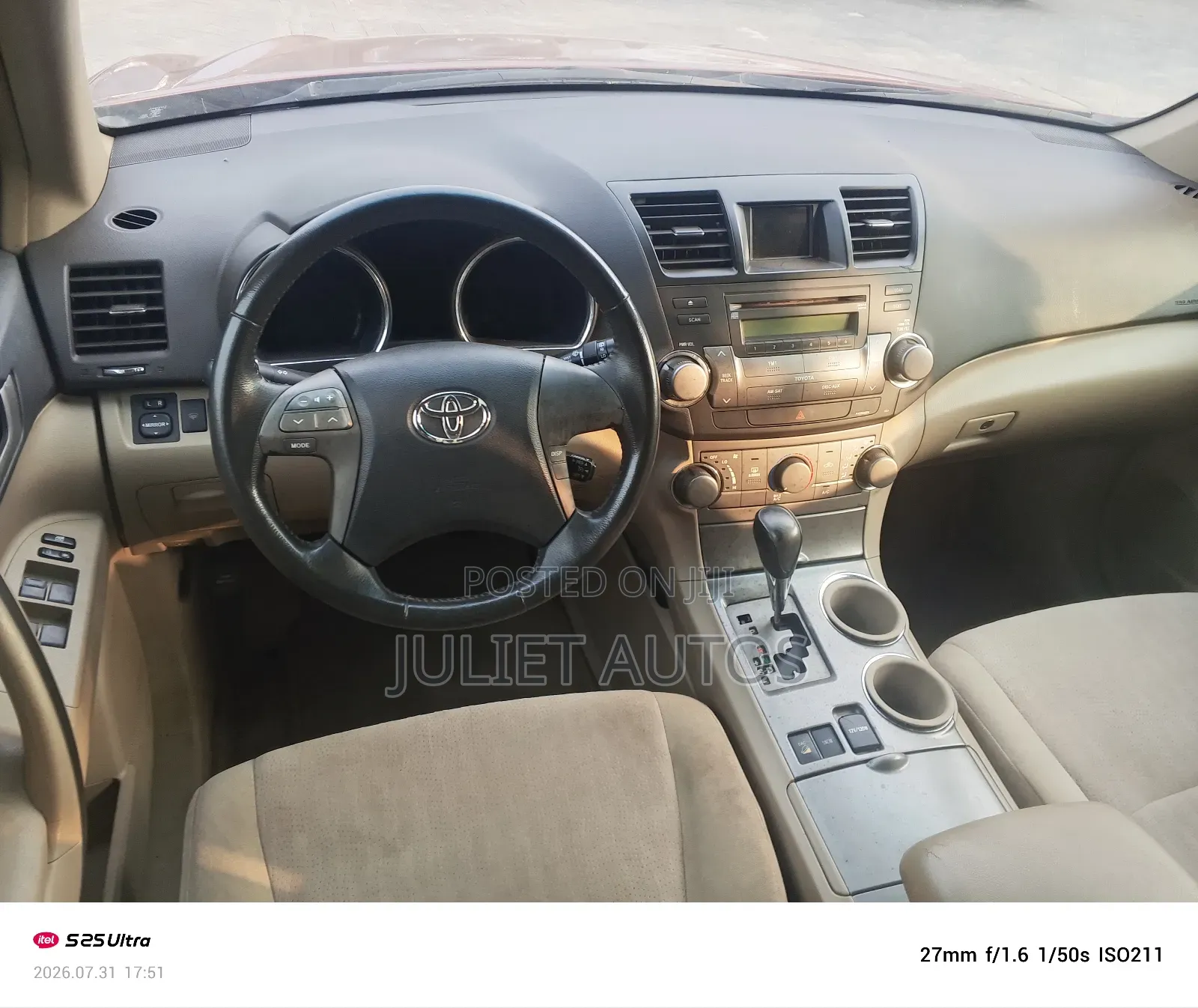 Toyota Highlander 2009 Red