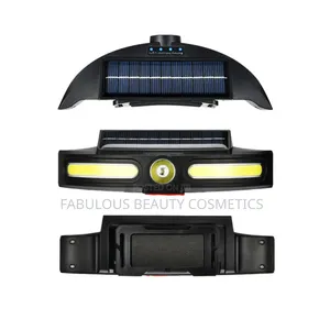 Solar Powered Waterproof Headlamp - USB Rechargeable Dual Light Source