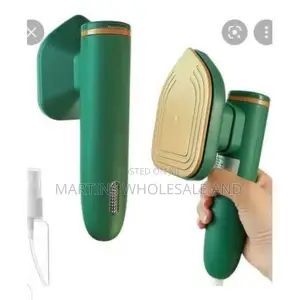 Portable Handheld Steam Iron Designed for Travel and Garment Care.