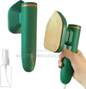Portable Handheld Steam Iron Designed for Travel and Garment Care.