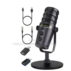 Daakro Dynamic Microphone, XLR/USB Podcast