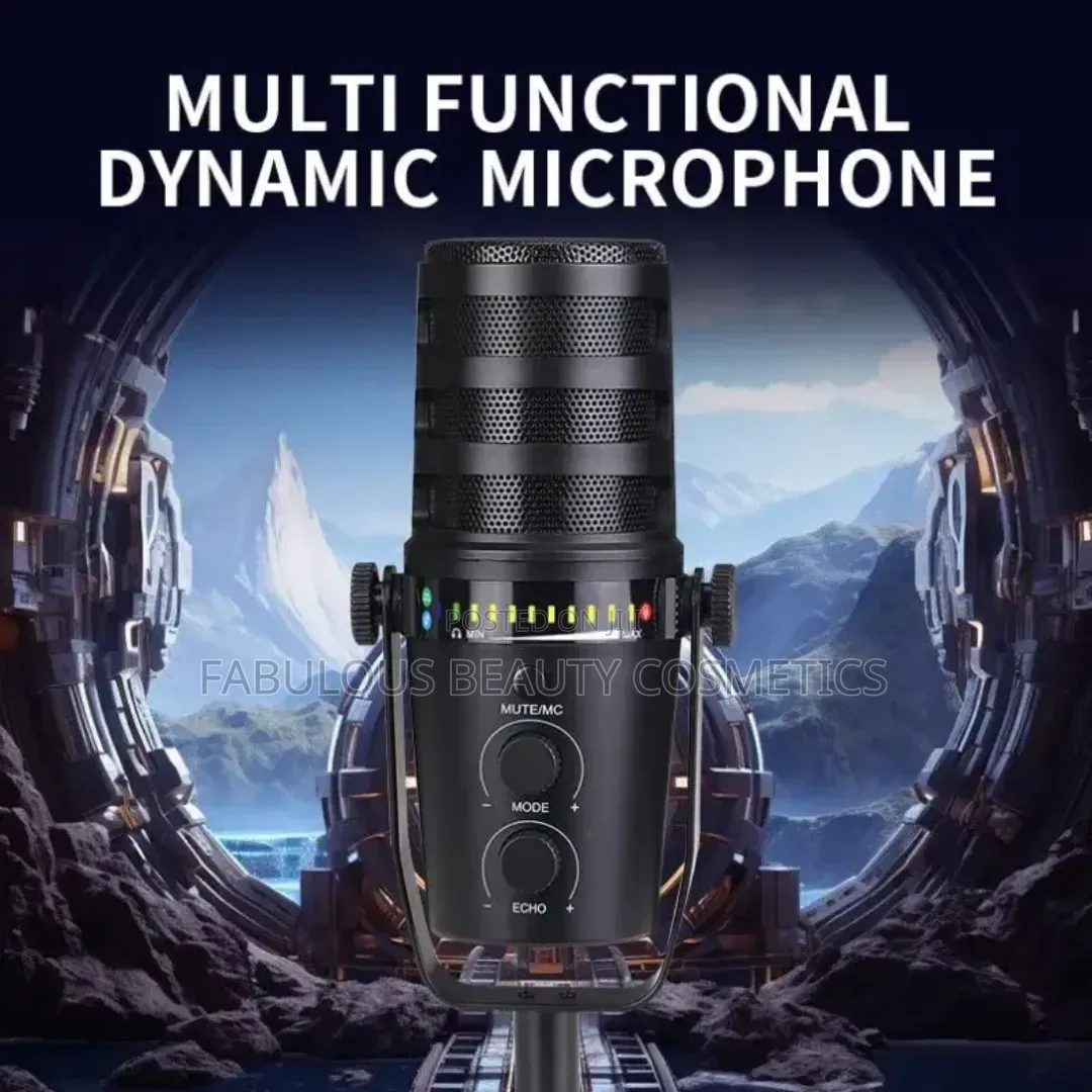 Daakro Dynamic Microphone, XLR/USB Podcast