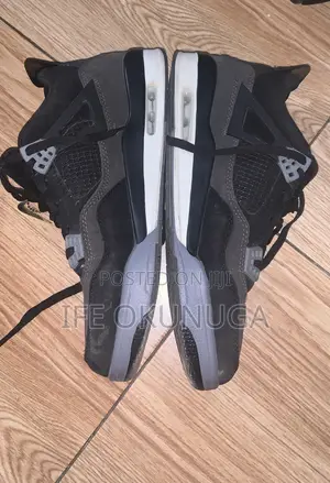 Jordan 4 Black and Grey