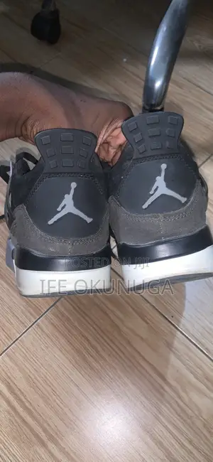 Jordan 4 Black and Grey