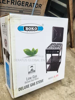 BOKO Deluxe Gas Cooker With Shelf Storage
