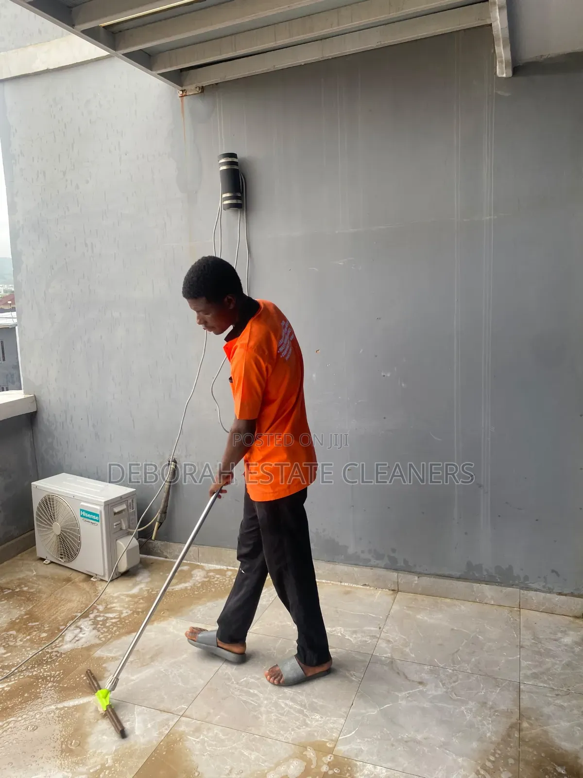 Exterior Balcony Deep Cleaning