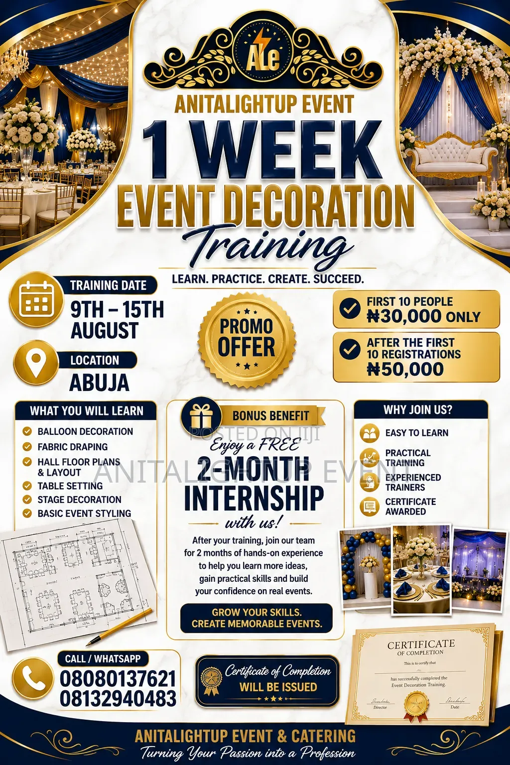 Event Decoration Training