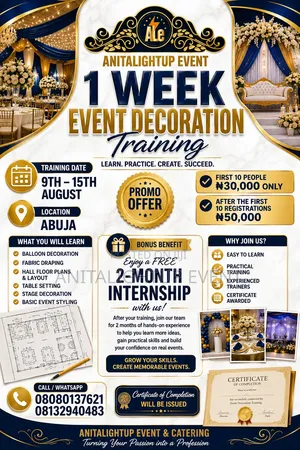 Event Decoration Training