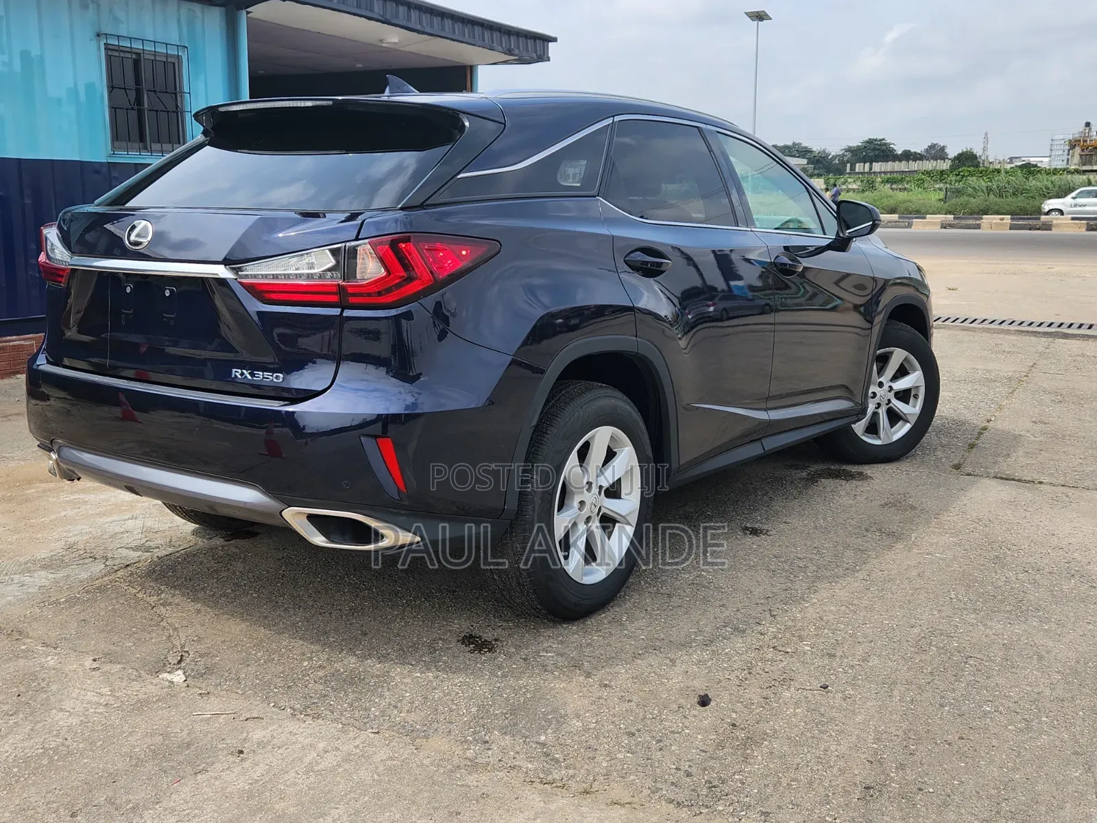 Lexus RX 2017 Blue