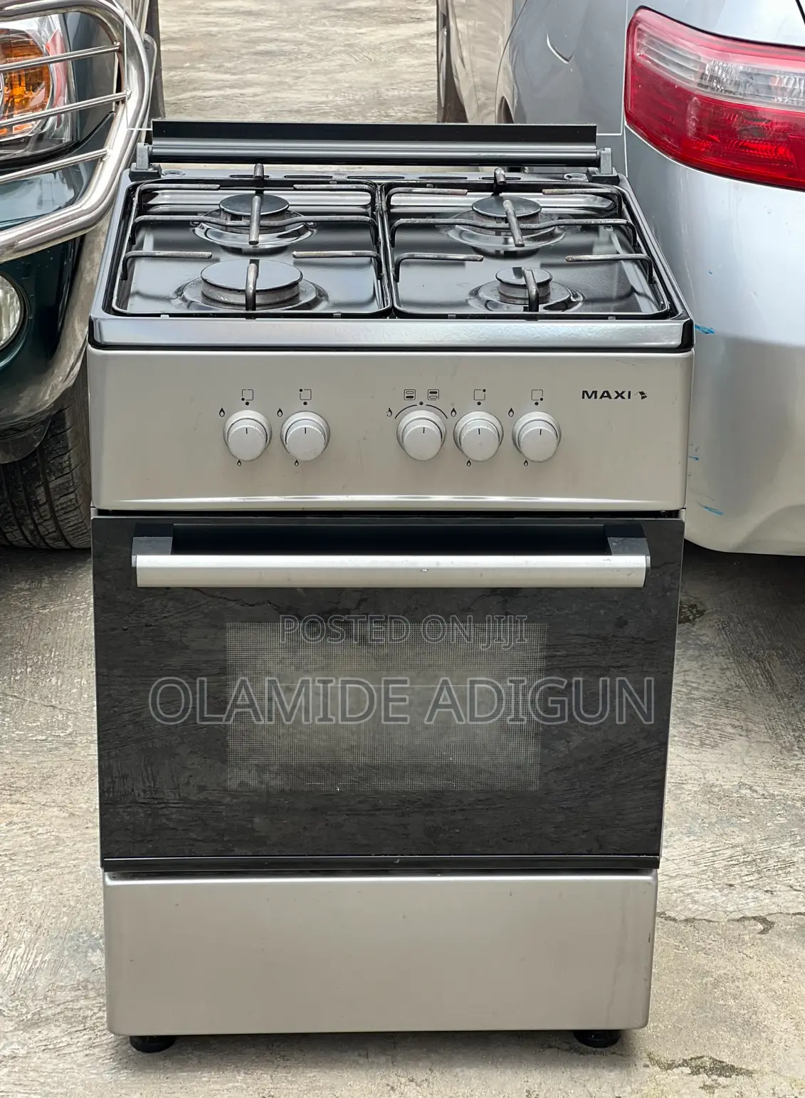 Maxi 4 Burner Gas Cooker With Oven