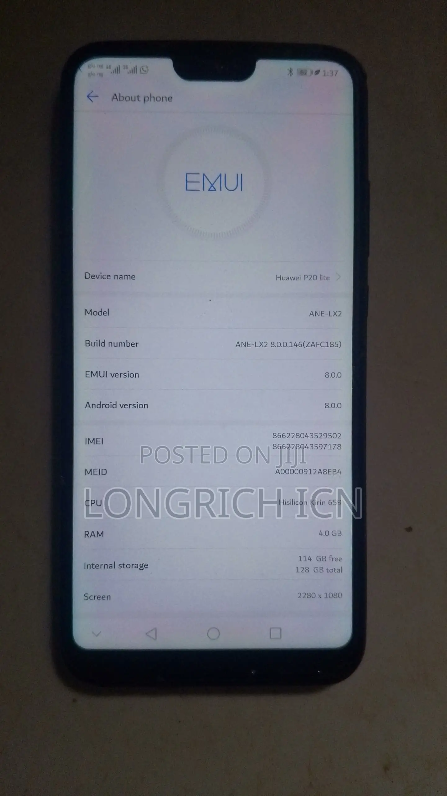 Huawei P20 Lite 128 GB Black