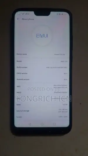 Huawei P20 Lite 128 GB Black