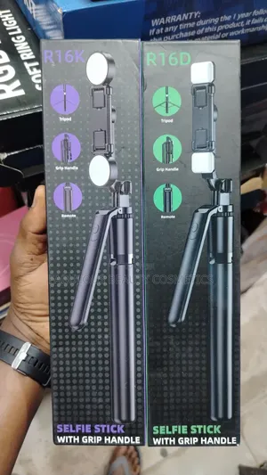 R16K and R16D Bluetooth Selfie Stick and Tripod Stand Is a 3-in-1