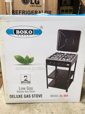 BOKO 4 Burner Gas Cooker _ Fast Cooking Low Gas Use