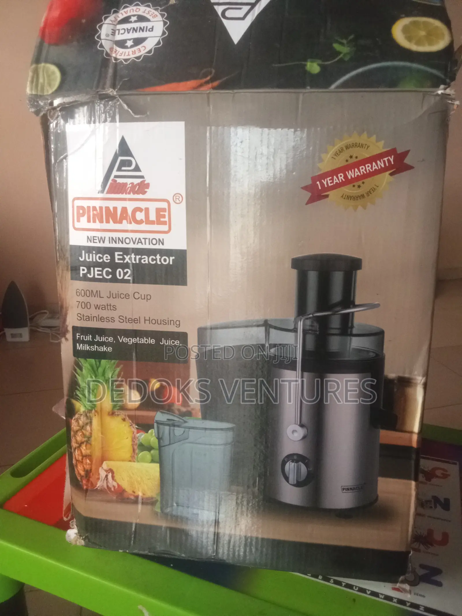Pinnacle Juice Extractor With 600Ml Cup