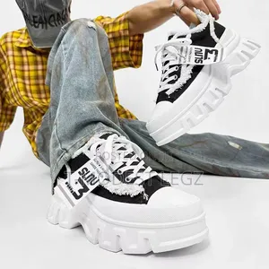 High Quality Unisex High Sole Streetwear Fashion Sneakers