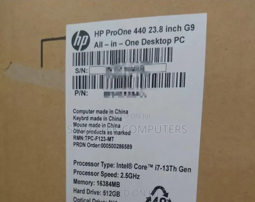 New Desktop Computer HP 16GB Intel Core i7 SSD 1T
