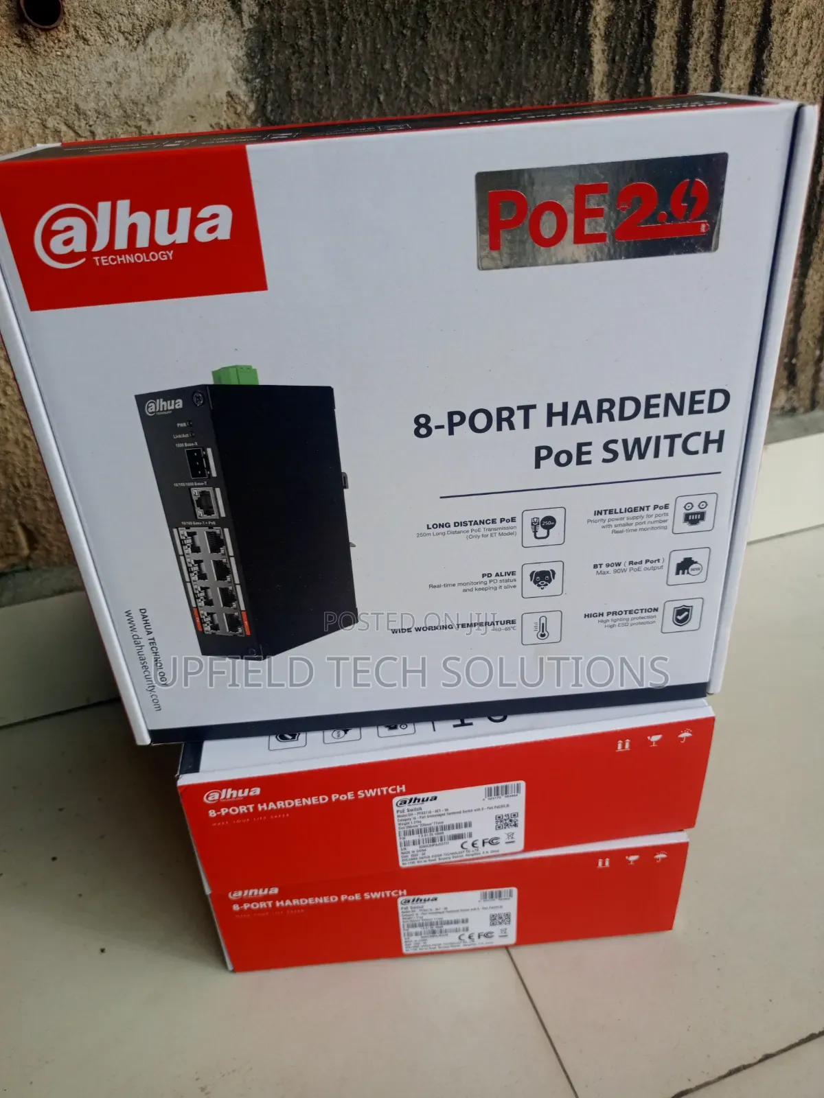 8-Port Hardened PoE Switch (With SFP)