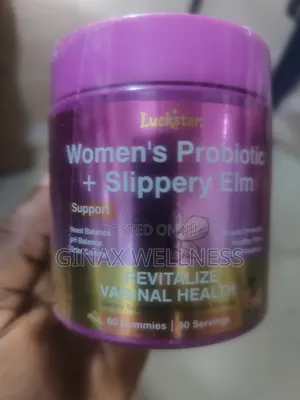 Luckstar Women's Probiotic + Slippery Elm Gummies for Vaginal Health