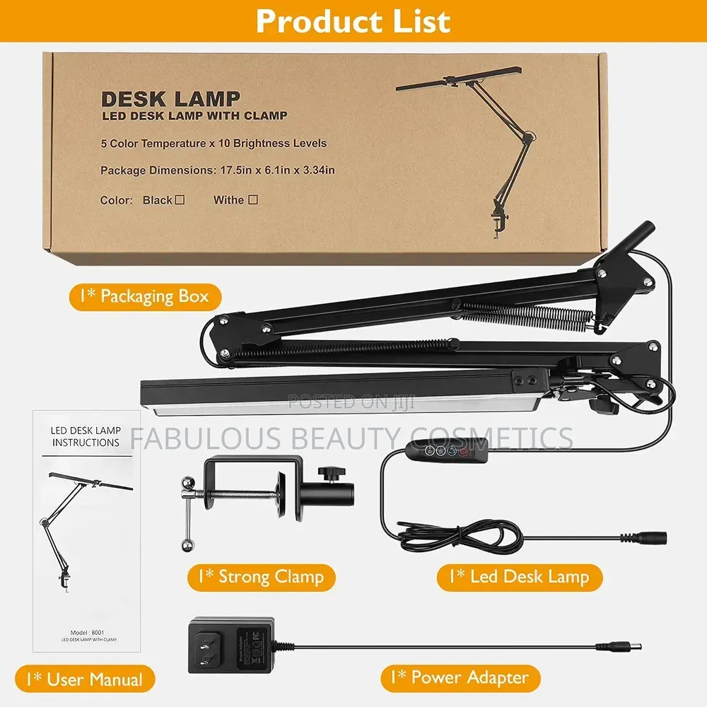 Double Head LED Desk Lamp