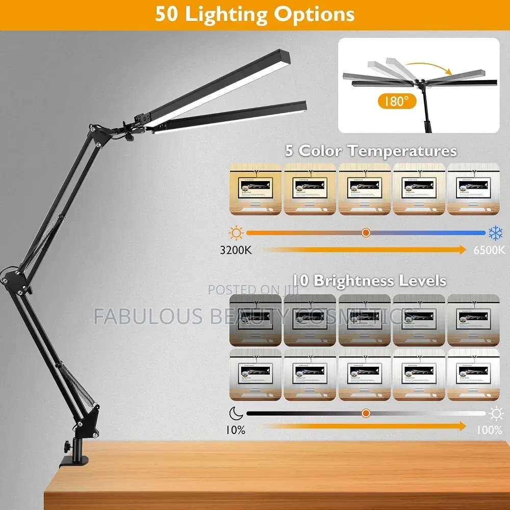 Double Head LED Desk Lamp