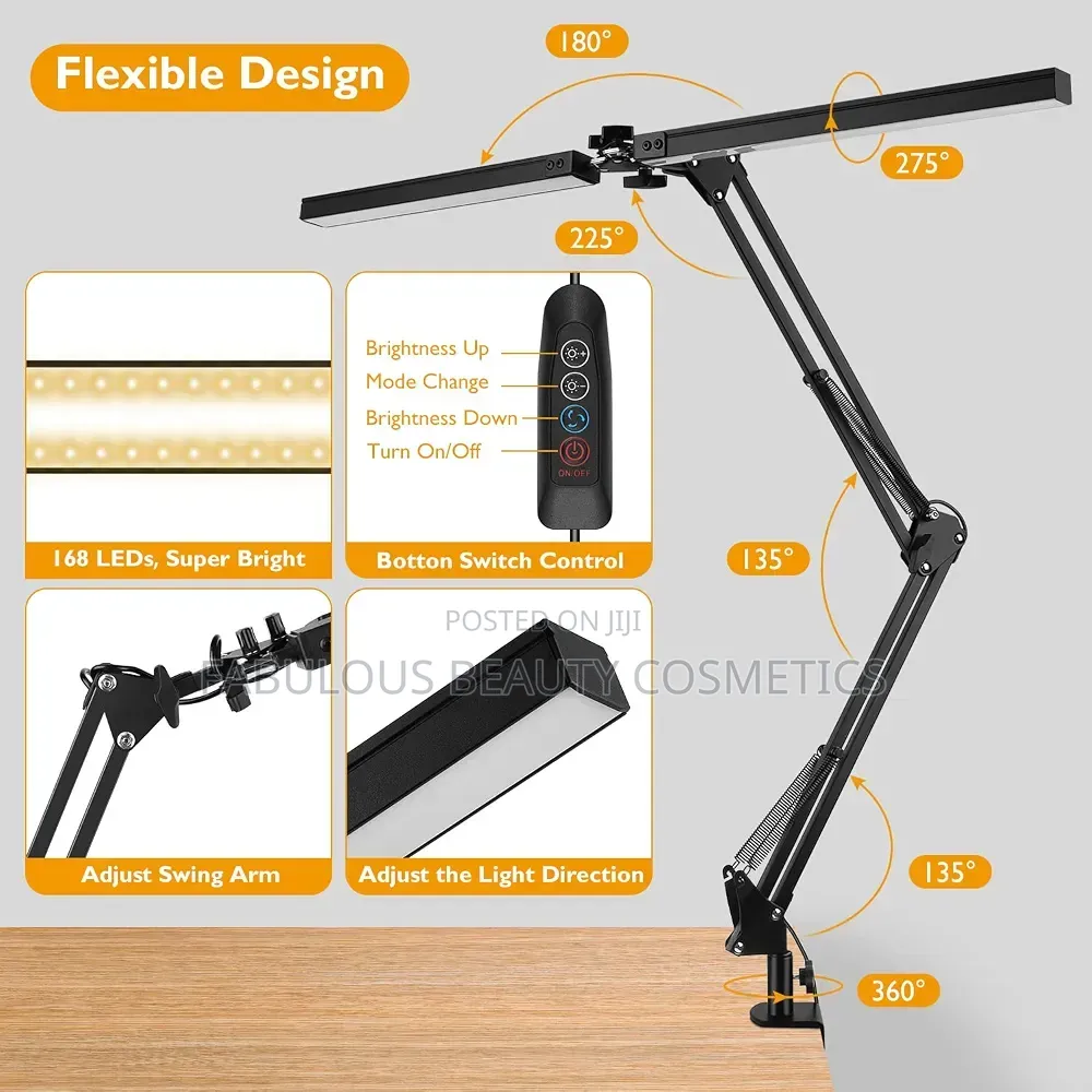 Double Head LED Desk Lamp