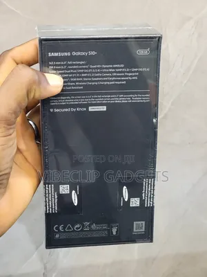 New Samsung Galaxy S10 Plus 128 GB Black